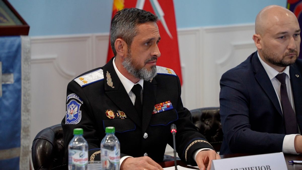 Тулу посетил атаман Всероссийского казачьего общества Виталий Кузнецов Тулу посетил атаман Всероссийского казачьего общества Виталий Кузнецов