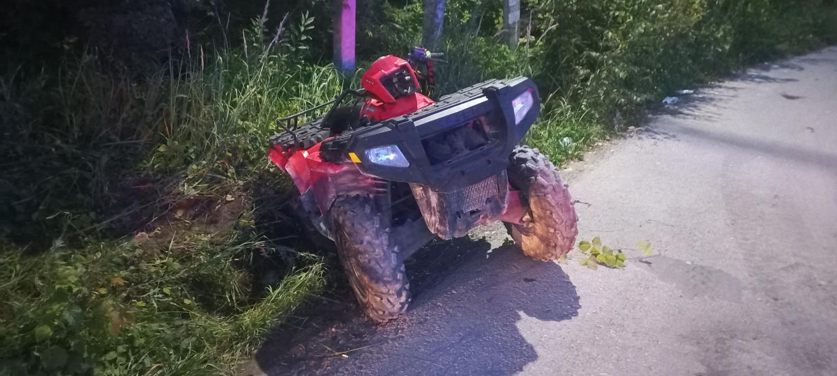 В Тульской области мужчина с ребенком перевернулся на квадроцикле В Тульской области мужчина с ребенком перевернулся на квадроцикле