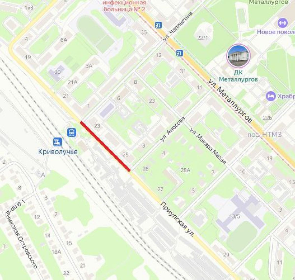 В Туле часть улицы Приупской перекроют до конца лета В Туле часть улицы Приупской перекроют до конца лета