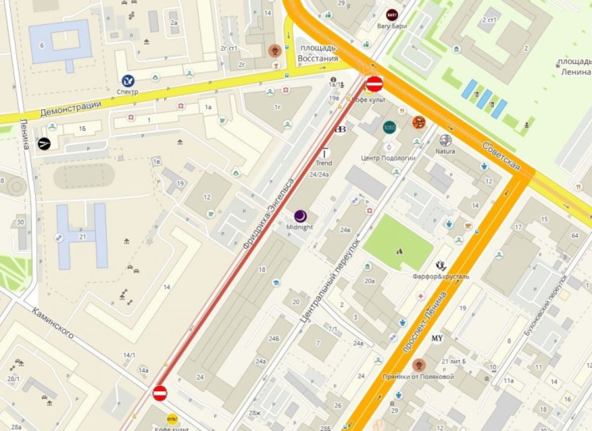 В Туле временно ограничат движение на улице Фридриха Энгельса В Туле временно ограничат движение на улице Фридриха Энгельса