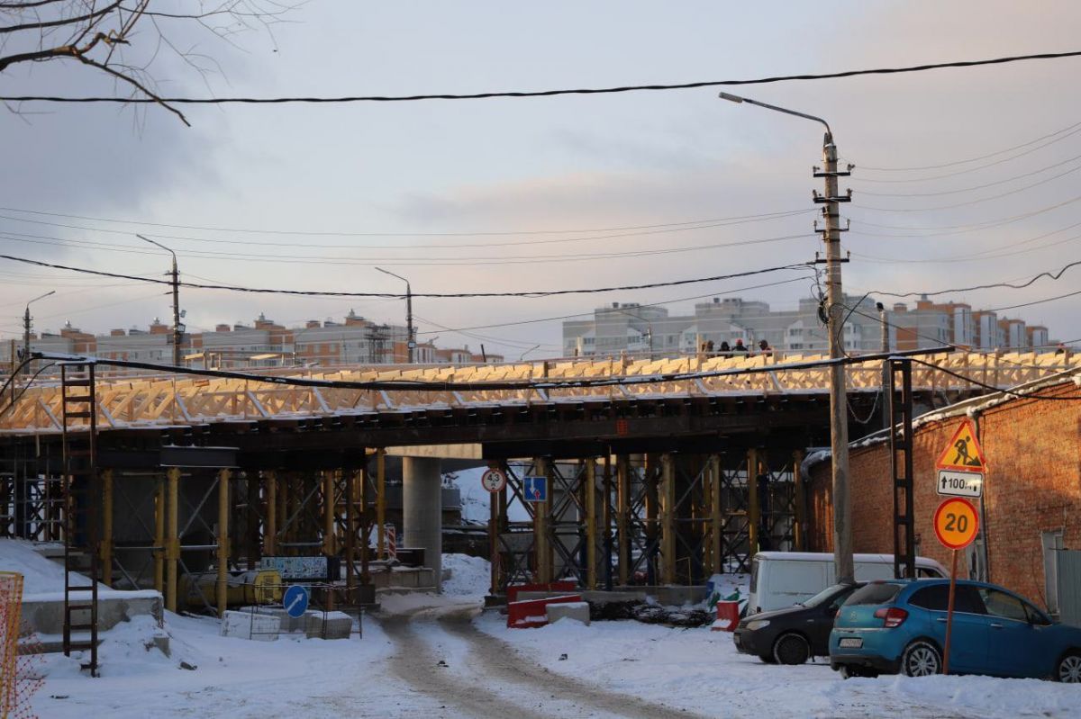 Мост через Упу в Туле готов на 40 процентов Мост через Упу в Туле готов на 40 процентов