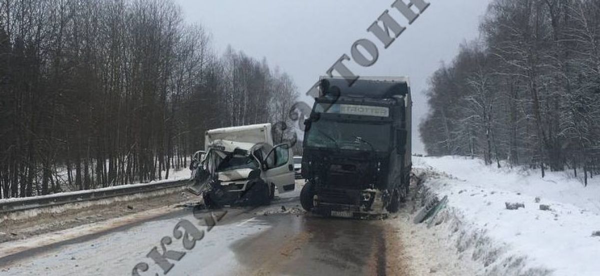 В Тульской области на «Золотом Кольце» столкнулись автопоезд и грузовик: 1 человек госпитализирован В Тульской области на «Золотом Кольце» столкнулись автопоезд и грузовик: 1 человек госпитализирован