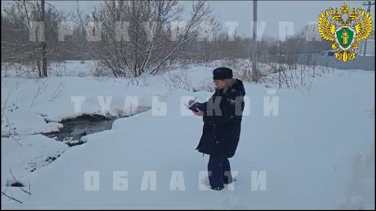 В Донском местные жители пожаловались на речку-вонючку В Донском местные жители пожаловались на речку-вонючку