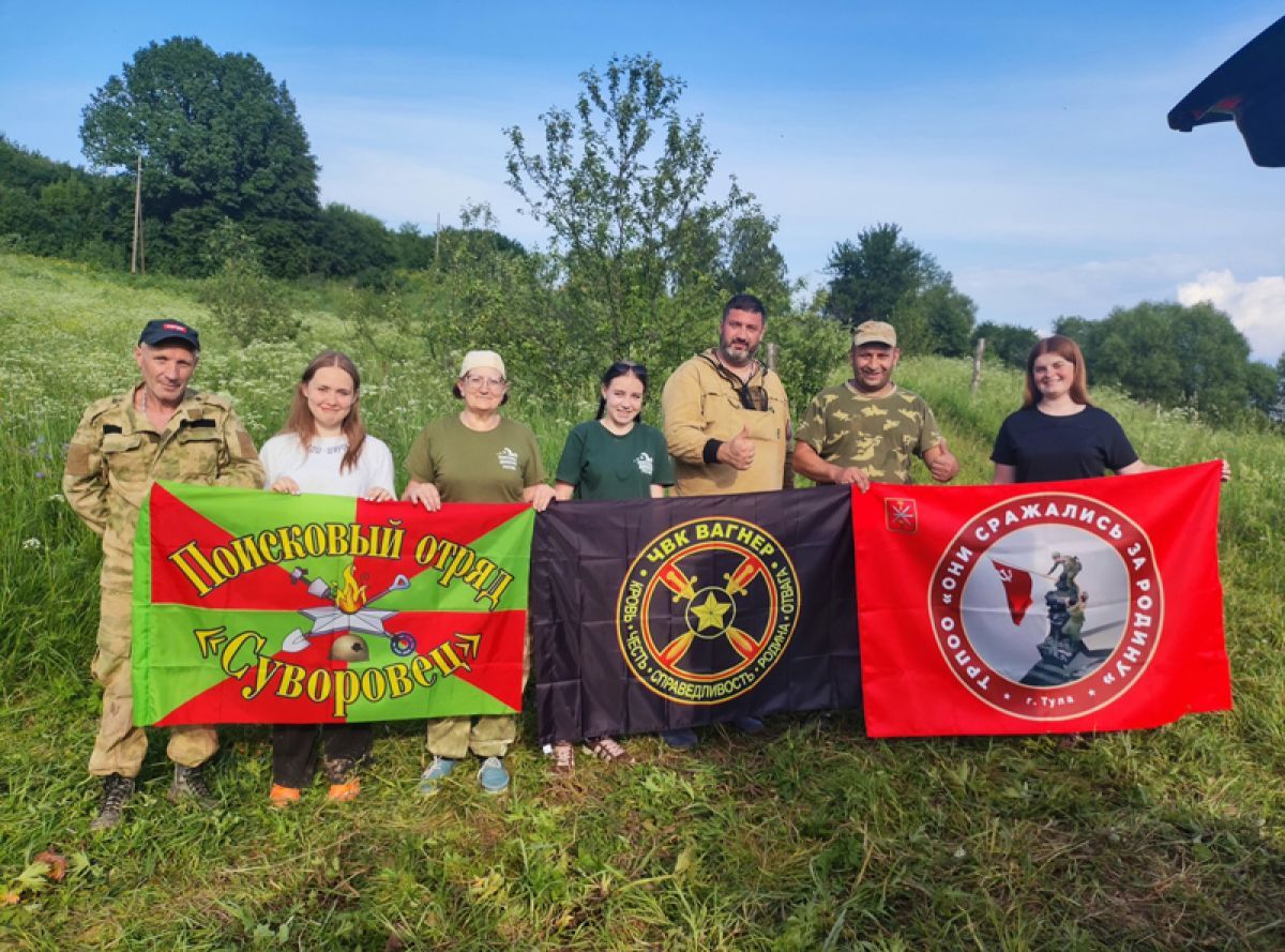Останки шестерых красноармейцев обнаружили поисковики Суворовского района Останки шестерых красноармейцев обнаружили поисковики Суворовского района