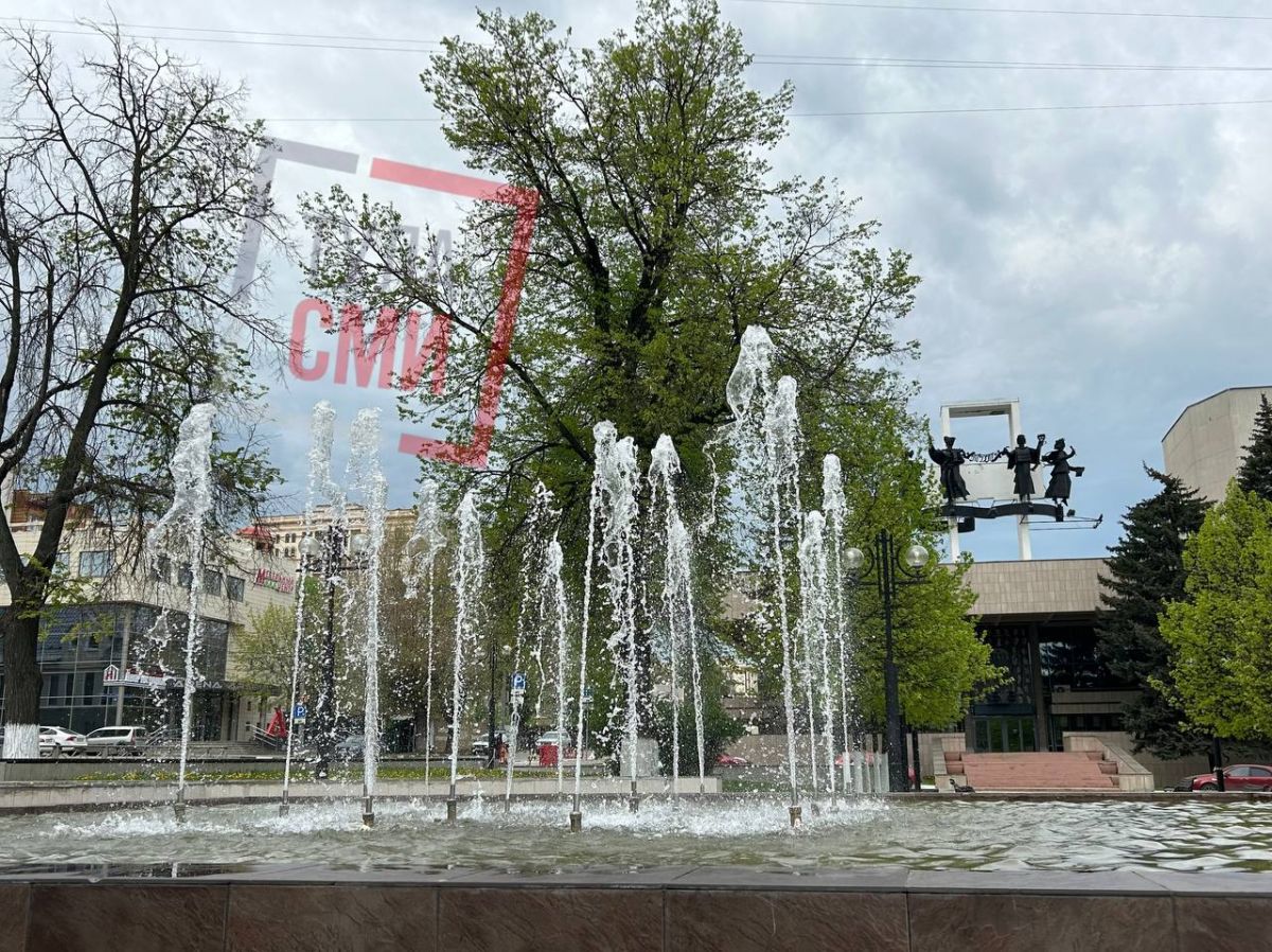 В центре Тулы начали работать фонтаны В центре Тулы начали работать фонтаны