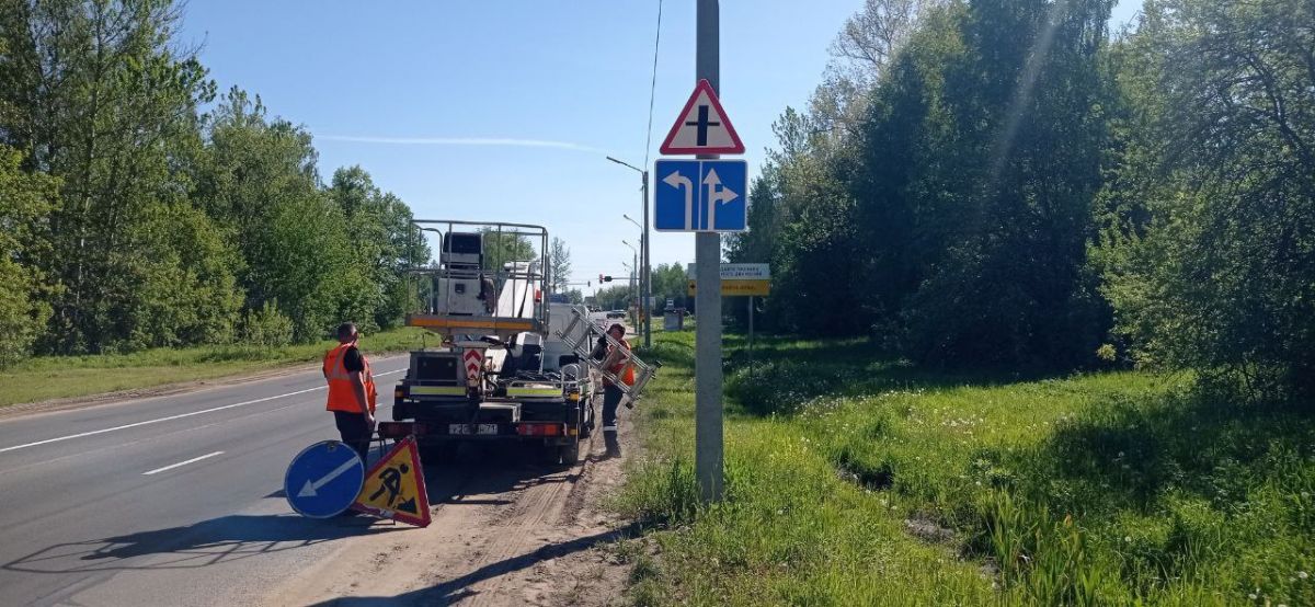В Туле на пересечении Веневского шоссе и дороги на Фитогенетику изменили разметку