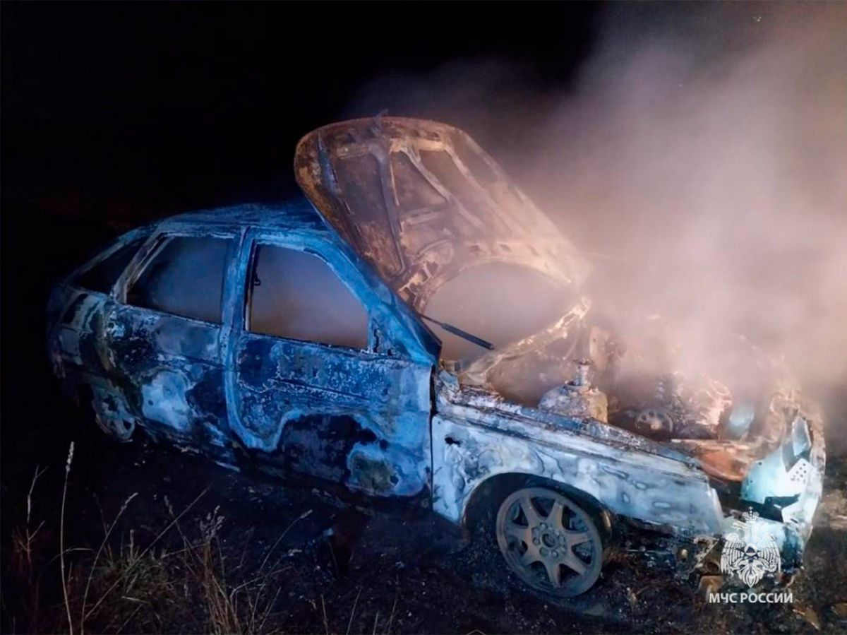 В Тульской области огонь уничтожил две машины В Тульской области огонь уничтожил две машины