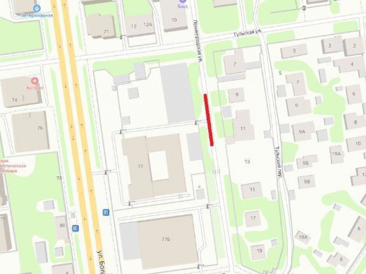 В Туле на улице Ленинградской на три недели ограничат движение В Туле на улице Ленинградской на три недели ограничат движение