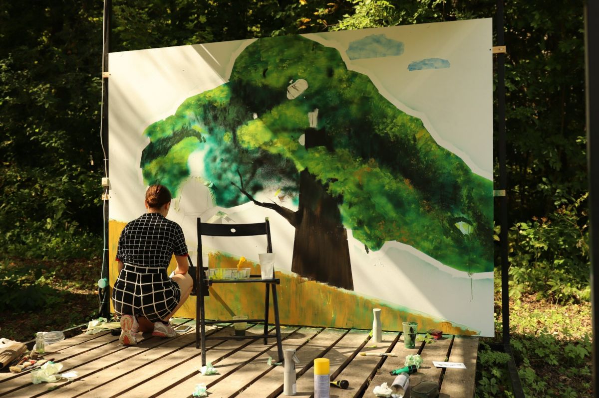 Художница из Санкт-Петербурга распишет арт-объект в Никольское-Вяземском Художница из Санкт-Петербурга распишет арт-объект в Никольское-Вяземском