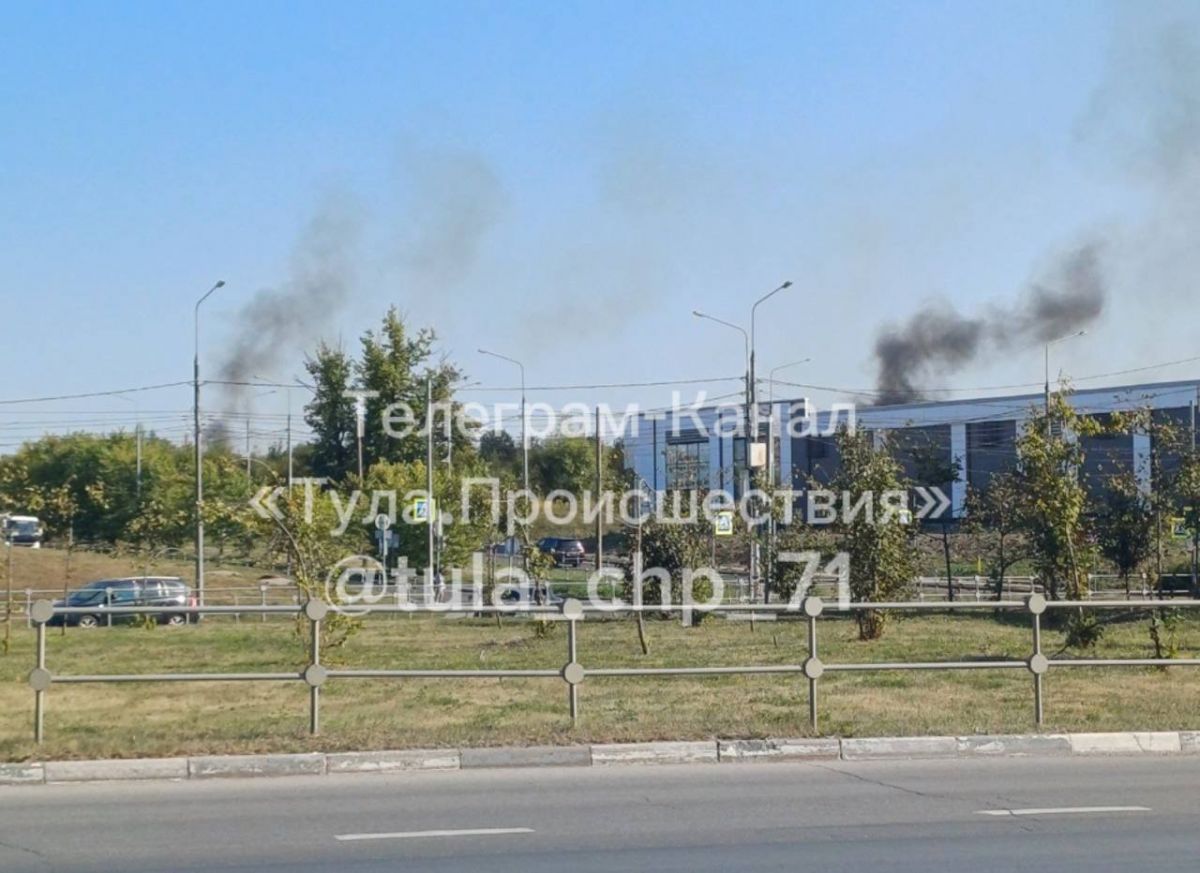 В Туле загорелась сухая трава В Туле загорелась сухая трава