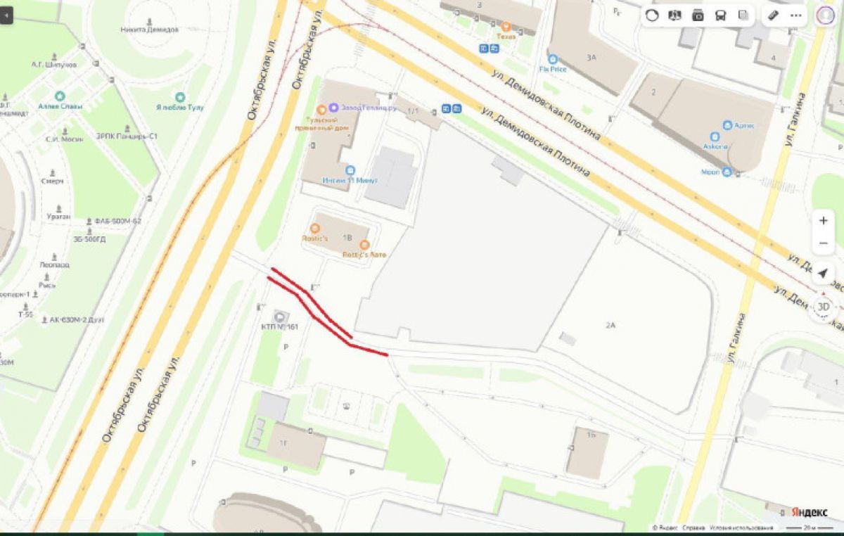 На улице Октябрьской в Туле временно будет нельзя припарковать машину На улице Октябрьской в Туле временно будет нельзя припарковать машину