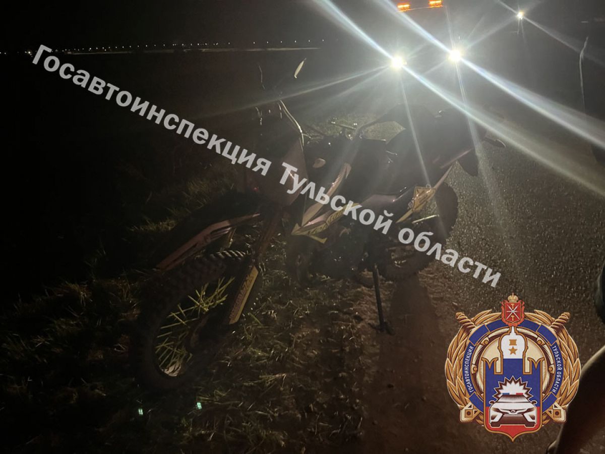 Под Тулой пьяный водитель мотоцикла не удержался на дороге Под Тулой пьяный водитель мотоцикла не удержался на дороге