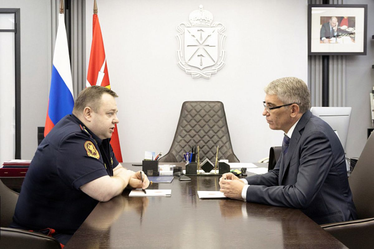 На этой неделе губернатор Тульской области встретился с Василием Сониным и Виталием Мутко