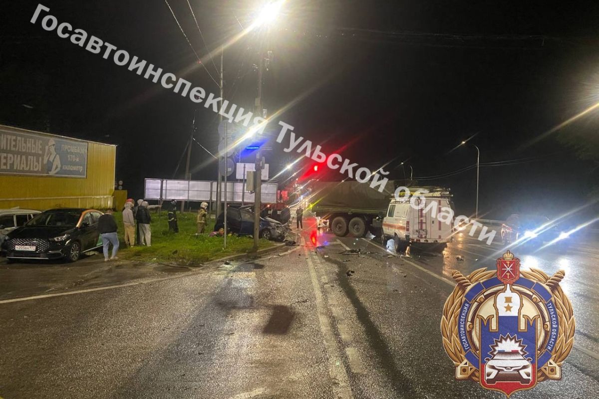 В Тульской области КамАЗ снес «Гетц»: водитель легковушки погиб