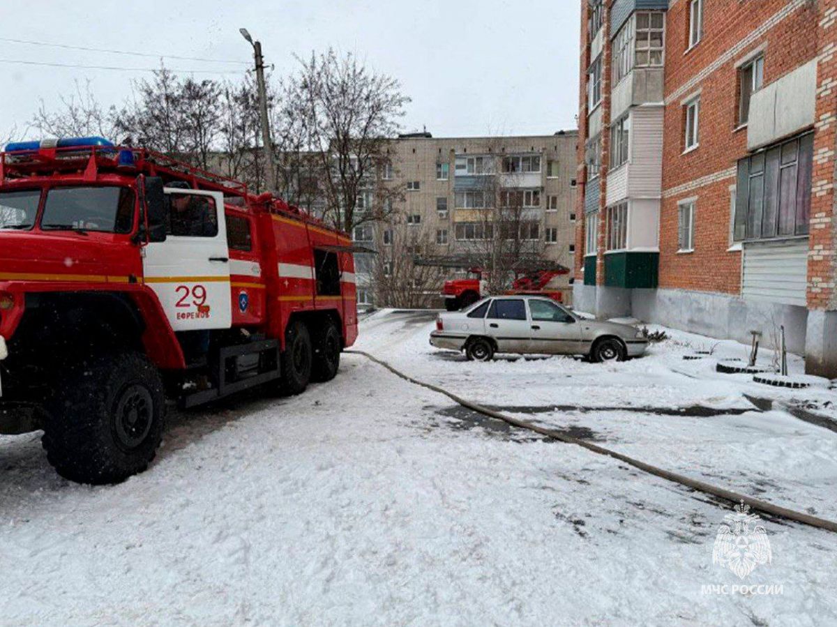 За сутки в Тульской области потушено четыре пожара