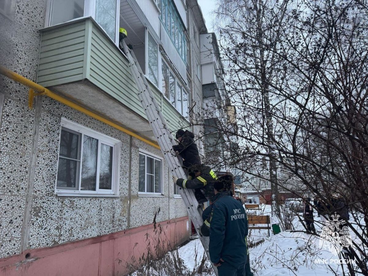 Семь человек спасены при пожаре в жилом доме в Узловой Тульской области