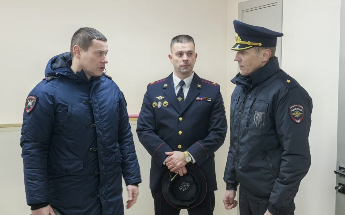 Начальник УМВД Андрей Даценко проверил благоустройство  отдела полиции в Кимовске