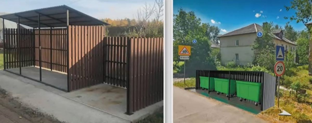 В Тульской области для ограждения контейнерных площадок будут использовать новые материалы В Тульской области для ограждения контейнерных площадок будут использовать новые материалы