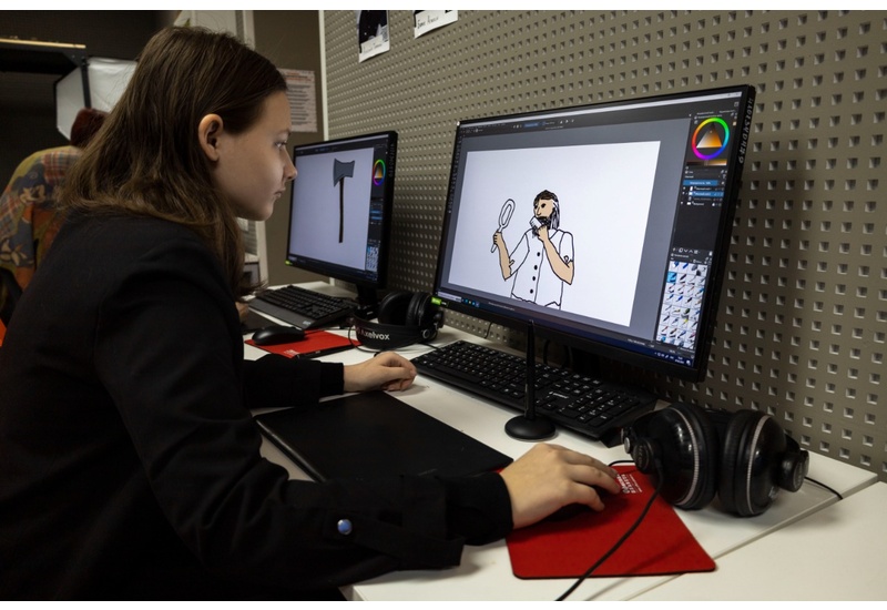 Представители Школы креативных индустрий создают мультфильм для филиала Исторического музея в Туле Представители Школы креативных индустрий создают мультфильм для филиала Исторического музея в Туле