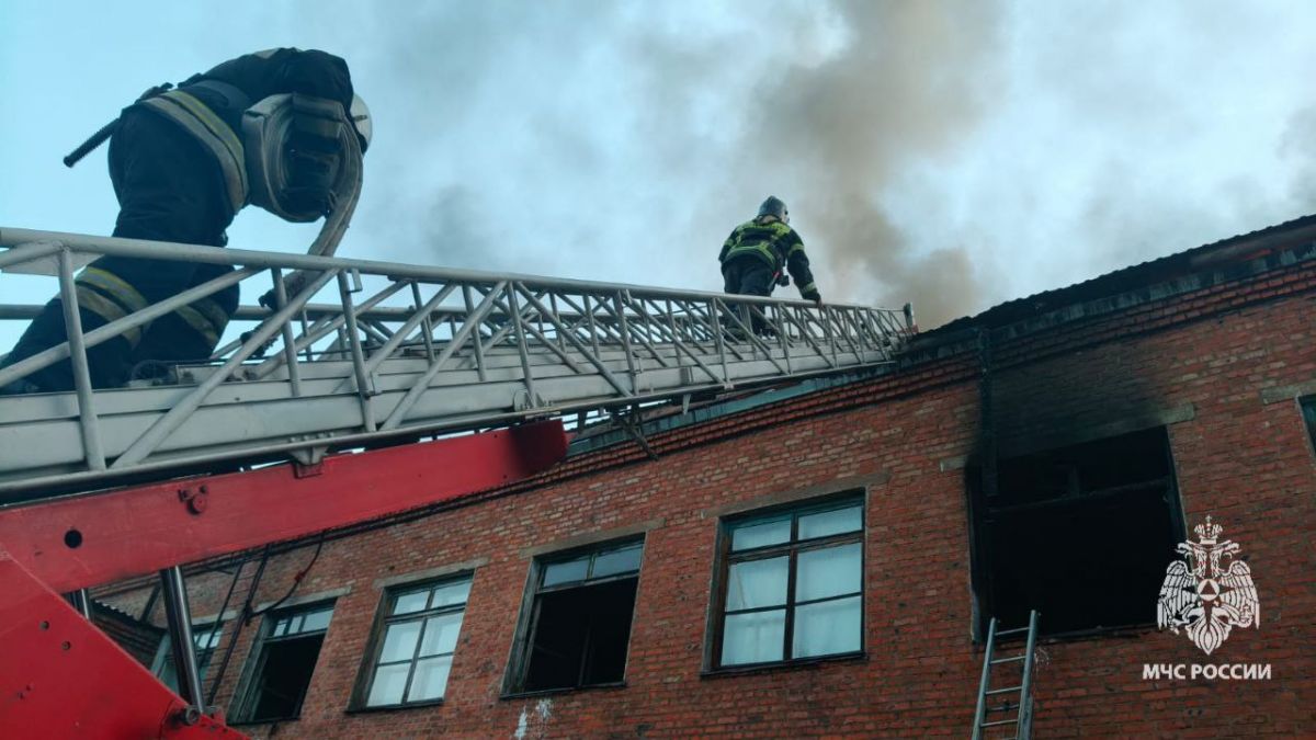 В Киреевском районе Тульской области загорелась швейная фабрика В Киреевском районе Тульской области загорелась швейная фабрика