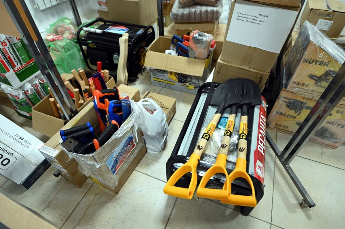 Гуманитарный груз в Курскую область и ЛНР отправили представители тульского бизнеса