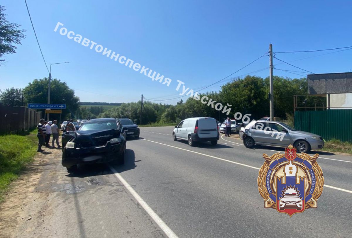 В Большой Туле в ДТП пострадал 3-летний ребенок
