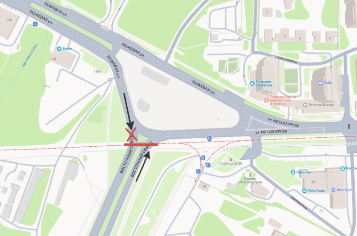 В Туле на въезде на Восточный обход временно ограничат движение В Туле на въезде на Восточный обход временно ограничат движение