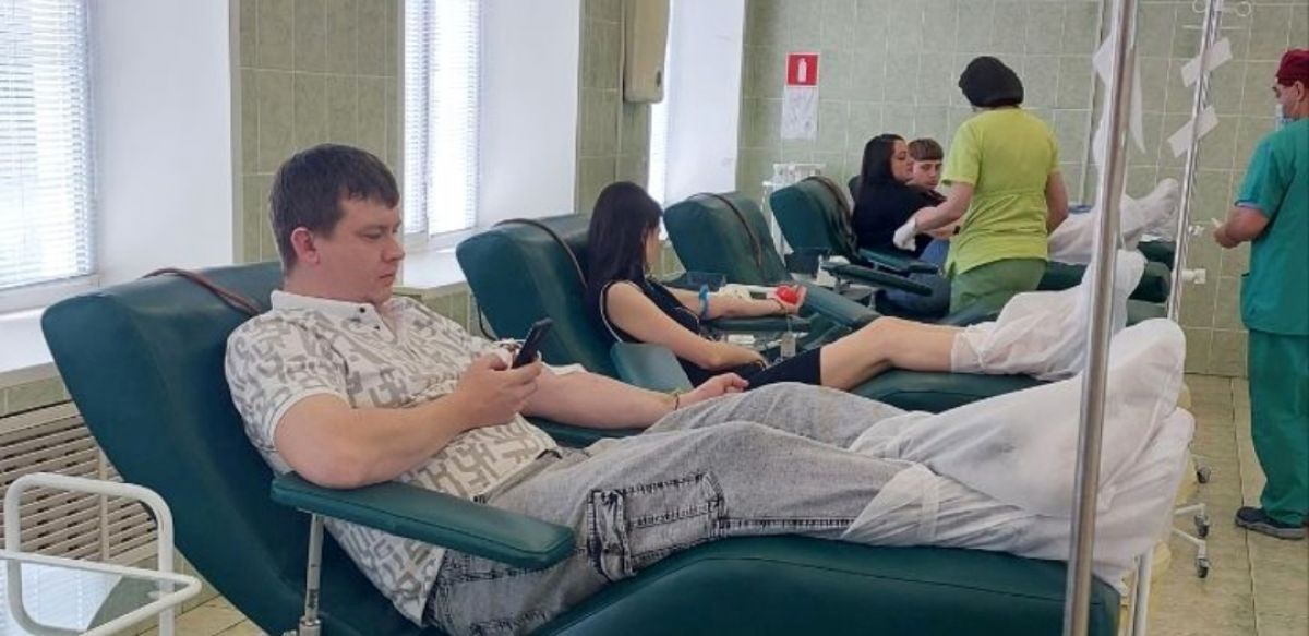 В Туле 232 человека сдали кровь В Туле 232 человека сдали кровь