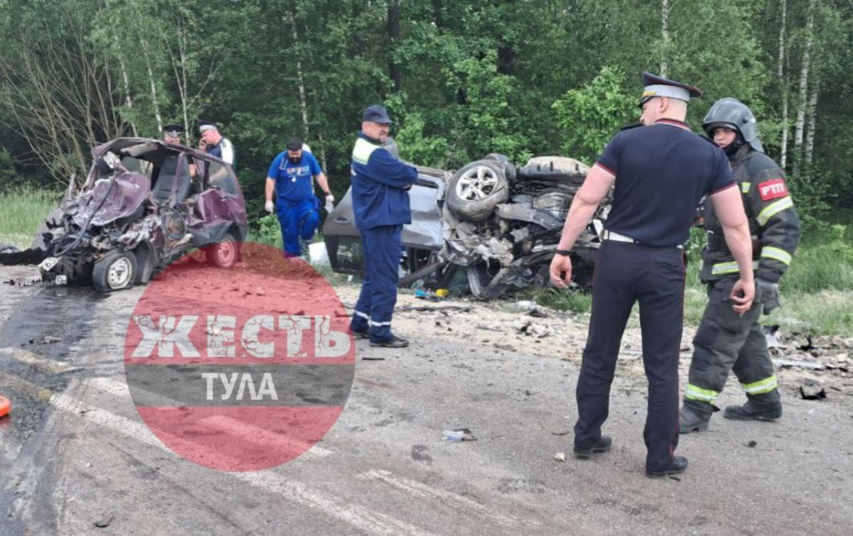 Причины смертельной аварии в Тульской области выясняют сотрудники ГАИ Причины смертельной аварии в Тульской области выясняют сотрудники ГАИ