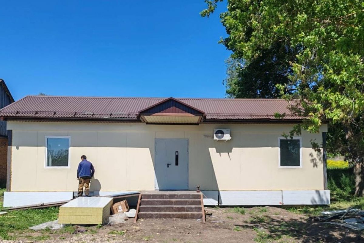 В Воловском районе Тульской области возводят новый ФАП В Воловском районе Тульской области возводят новый ФАП