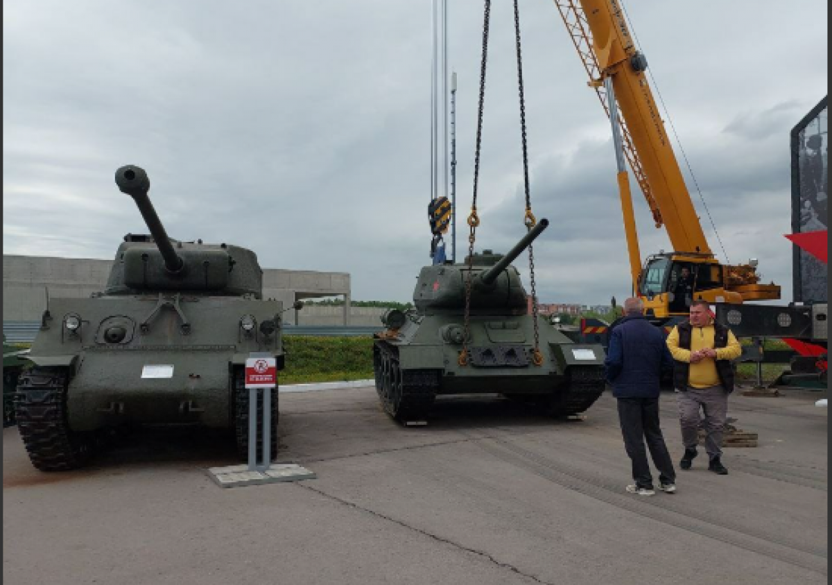 В Тульской области участником «Поезда памяти» стал танк В Тульской области участником «Поезда памяти» стал танк