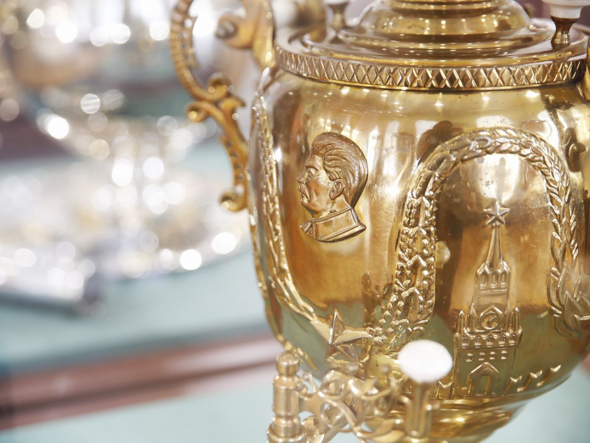 Копия самовара Сталина выставлена в тульском музее