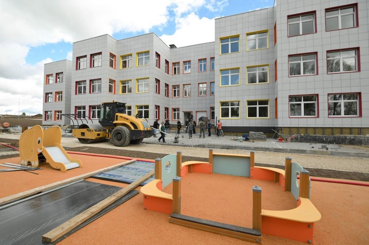 В Тульской области продолжается строительство объектов образования В Тульской области продолжается строительство объектов образования