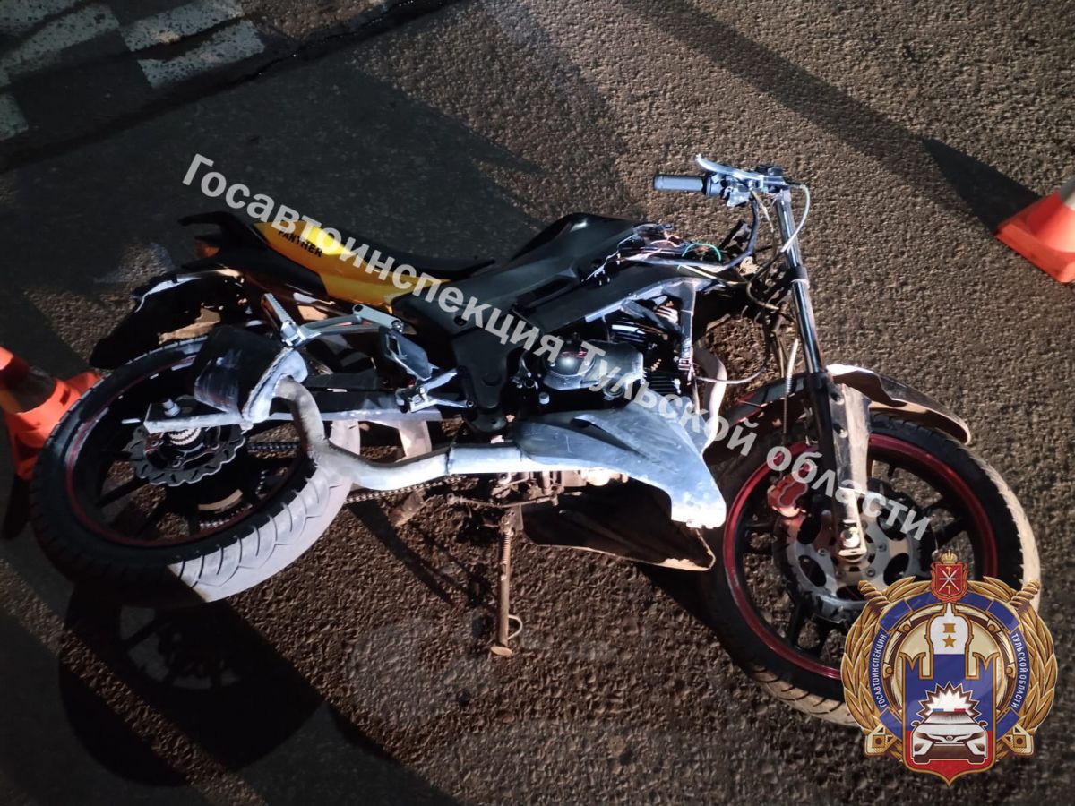 В Донском водитель «Лада Гранта» сбил юного мотоциклиста