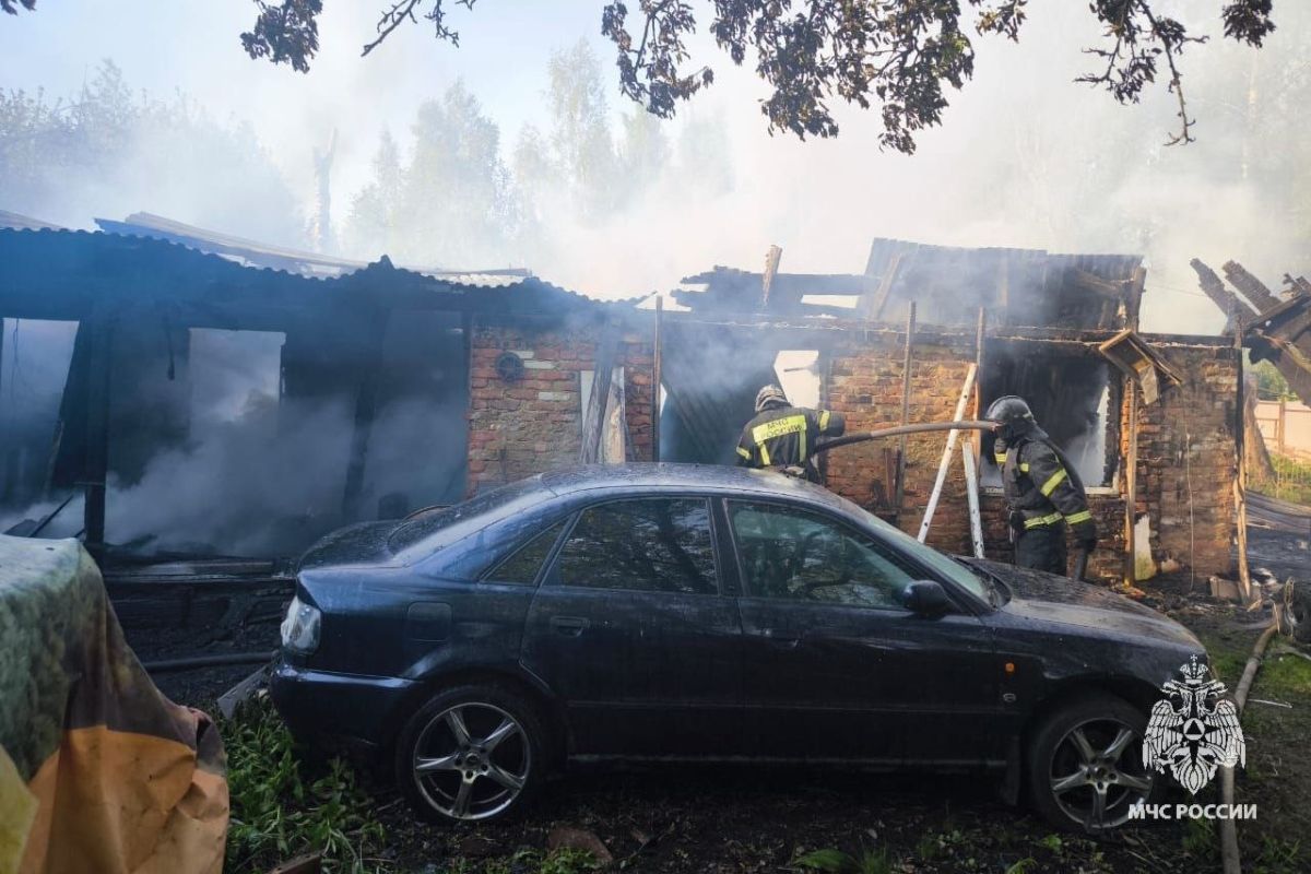 Под Богородицком Тульской области в пожаре погибла женщина