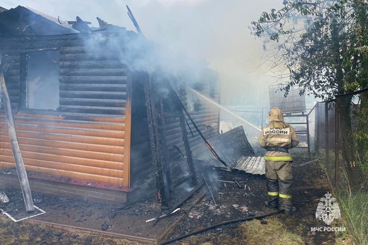 Огнеборцы из Тульской области потушили три пожара на территории региона
