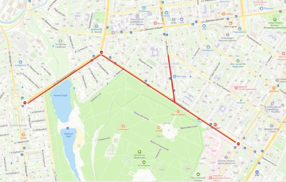 В Туле во время проведения полумарафона ограничат движение В Туле во время проведения полумарафона ограничат движение