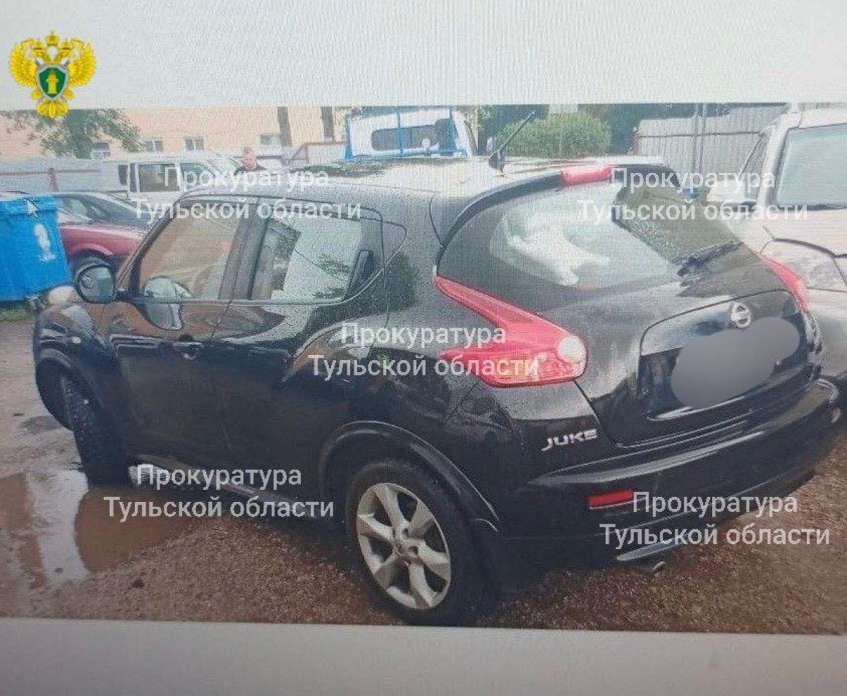 В Тульской области у пьяного водителя конфисковали машину