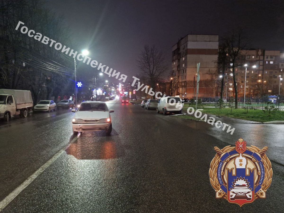В Туле пешеход-нарушитель угодил под машину