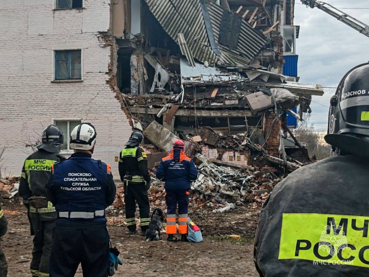 В Тульской области Следственный комитет установил виновного в обрушении подъезда дома в Куркине