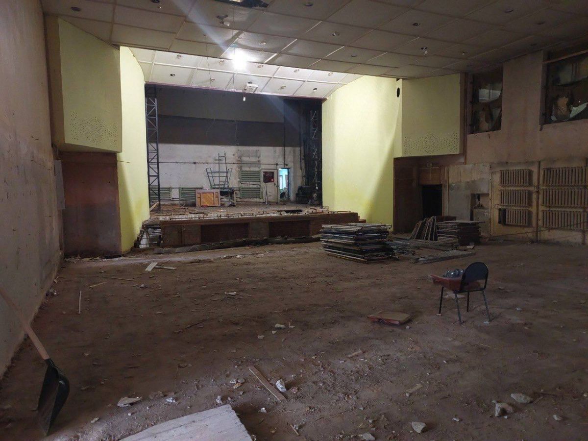 В поселке Волово Тульской области ремонтируют районный Дом культуры В поселке Волово Тульской области ремонтируют районный Дом культуры