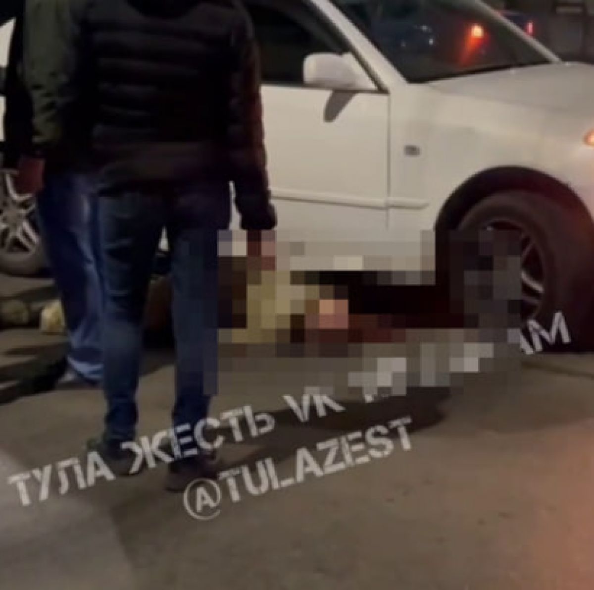 В тульском Заречье автомобиль сбил пешехода