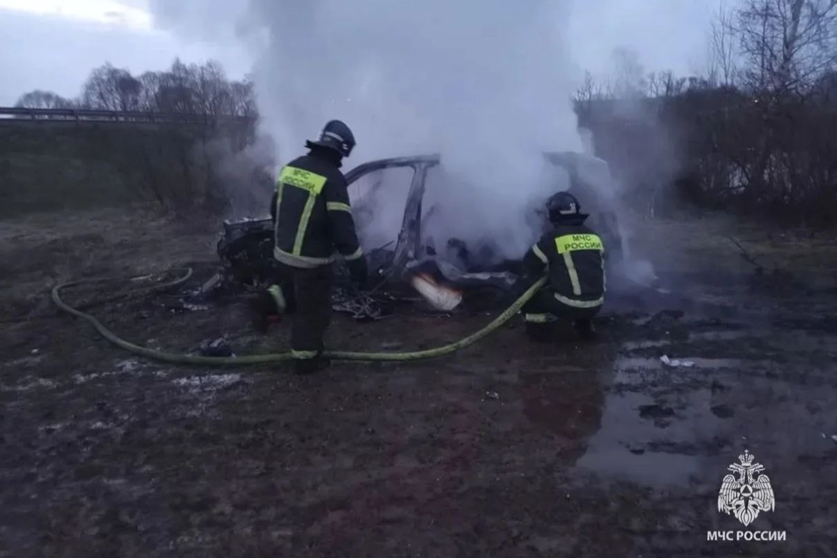 Тульские огнеборцы потушили машину, заброшки и дома