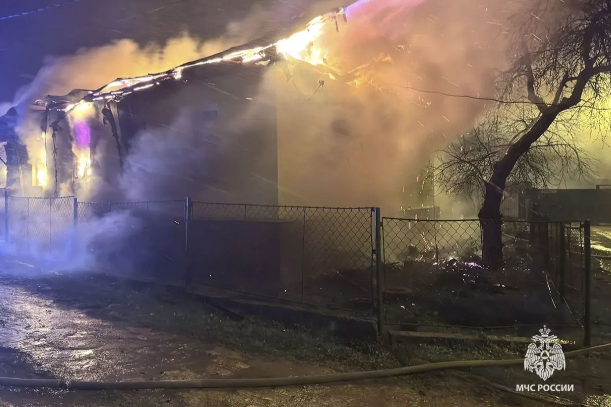 В Алексине при пожаре погиб человек