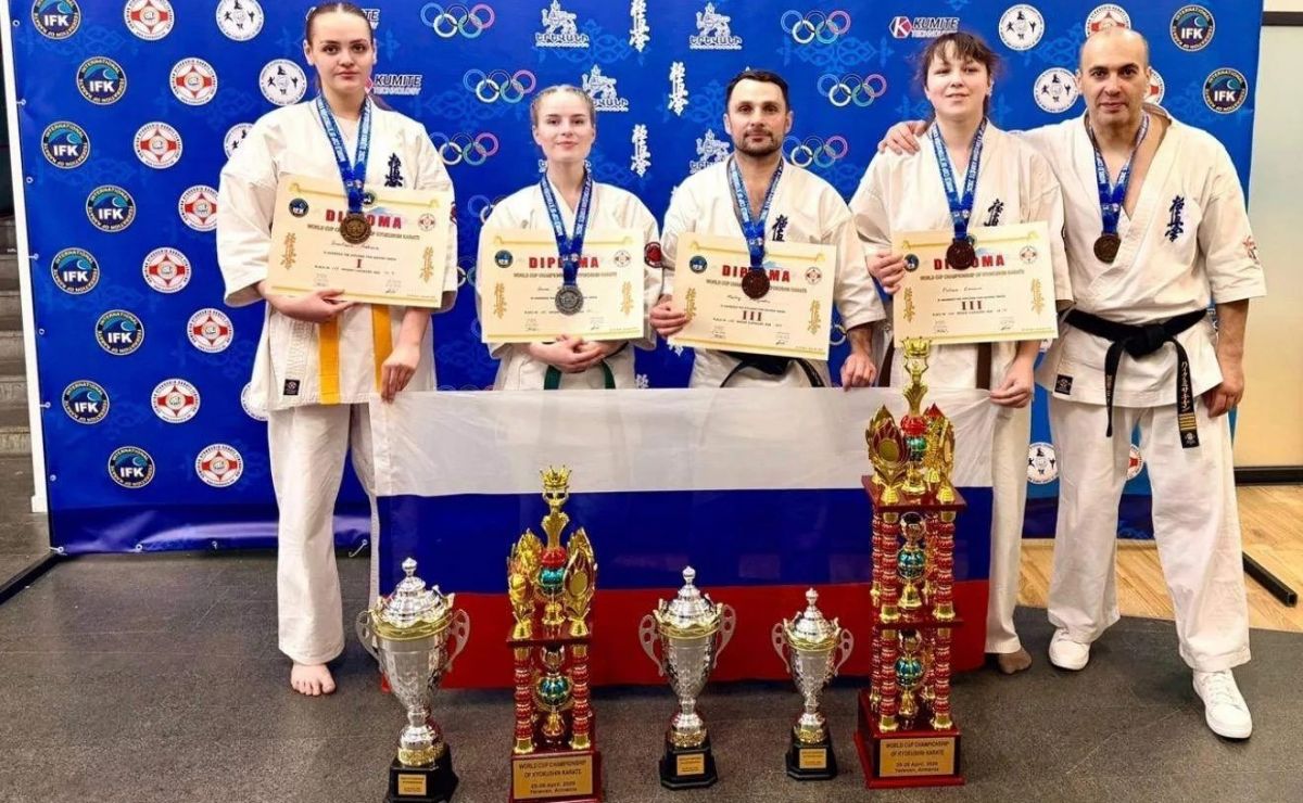 Тульские каратисты завоевали для сборной России золото, серебро и бронзу на кубке мира по киокушин