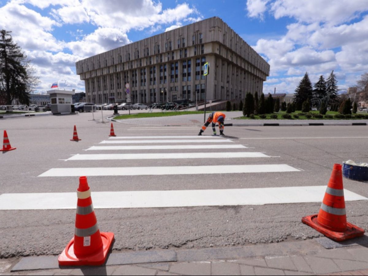 50 млн рублей потратят в Туле на нанесение дорожной разметки