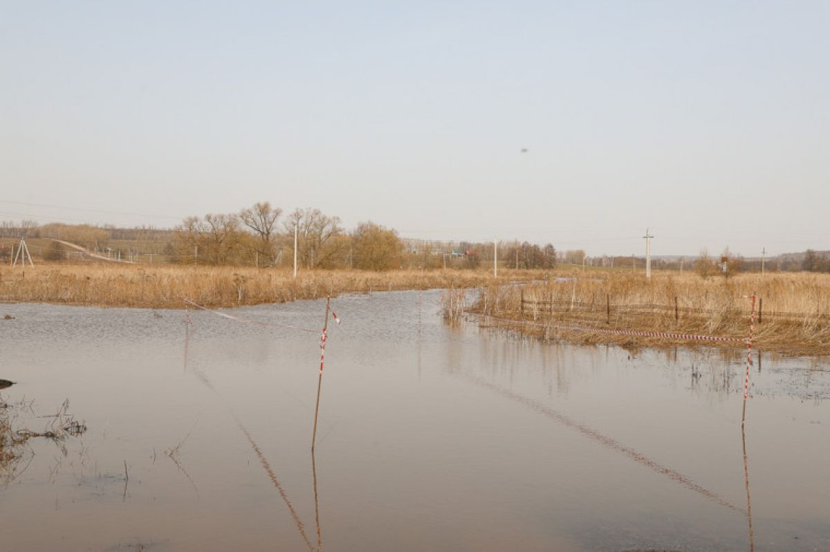 Уровень воды в тульских реках снижается