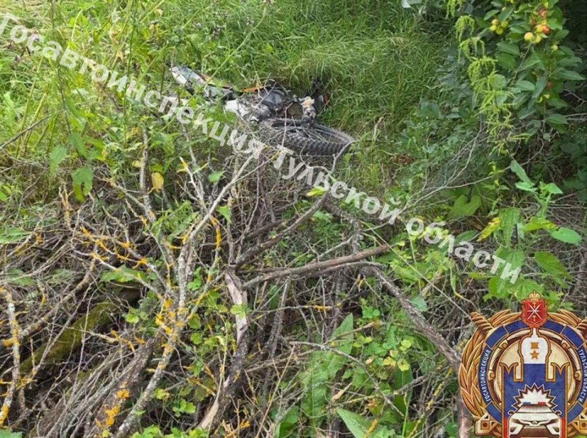 В Арсеньевском районе юный водитель мотоцикла не справился с управлением и попал в ДТП