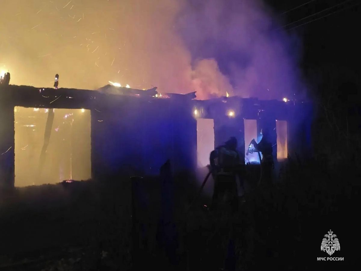 В Новомосковске при пожаре в частном доме погиб мужчина