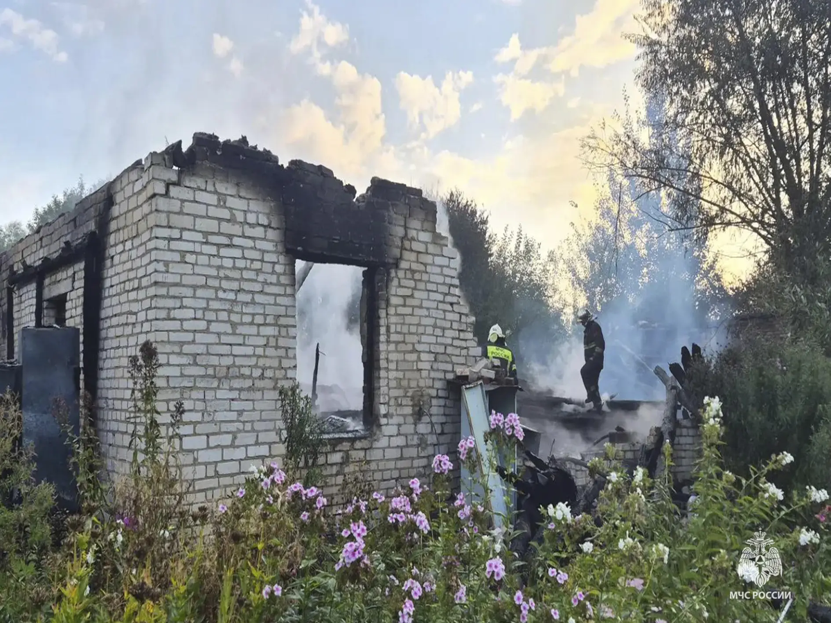 В Тульской области пожар в частном доме унес жизнь пенсионера